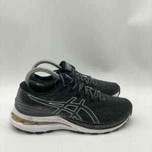 Womens Size 7.5 Black Asics Gel Kayano 28 Running Training Shoes Gym Sneakers
